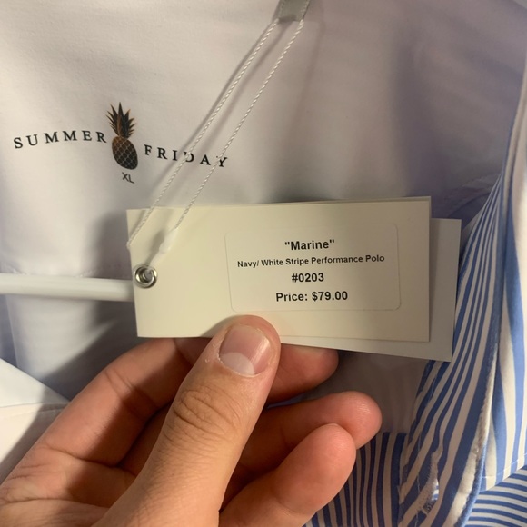 Summer Friday (Marine) Golf Polo - Picture 2 of 2